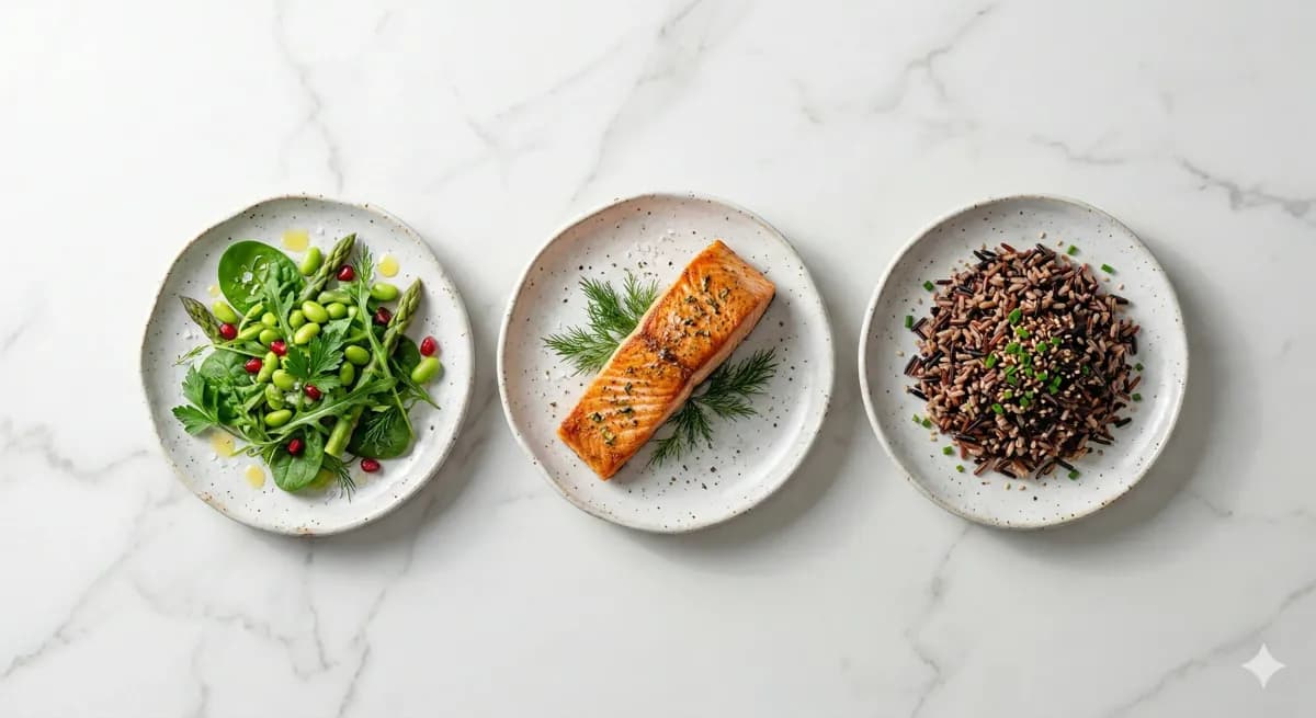 Protocole Carbs-Last : légumes, saumon puis riz pour la glycémie