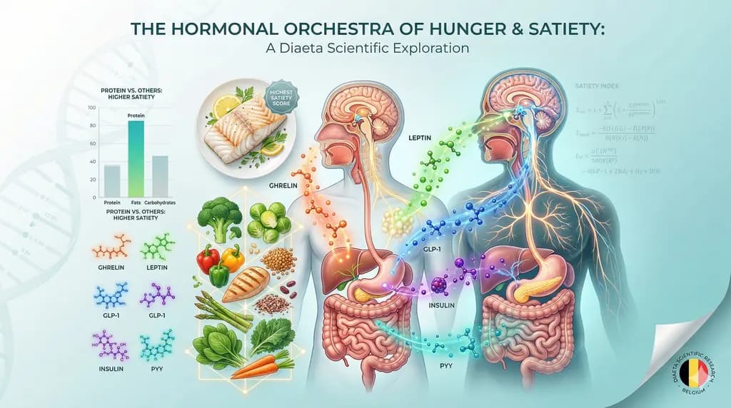 Hormones de la faim et satiété : ghréline, leptine, GLP-1 et insuline